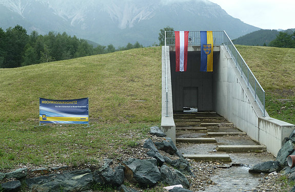 Eröffnung des Hochwasserrückhaltebeckens „Größenbergbach“